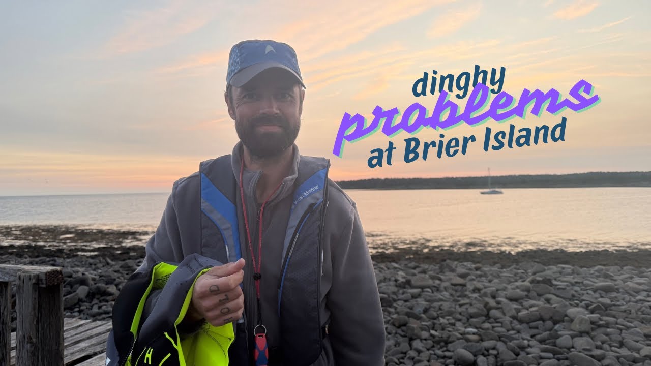Dinghy problems at Brier Island