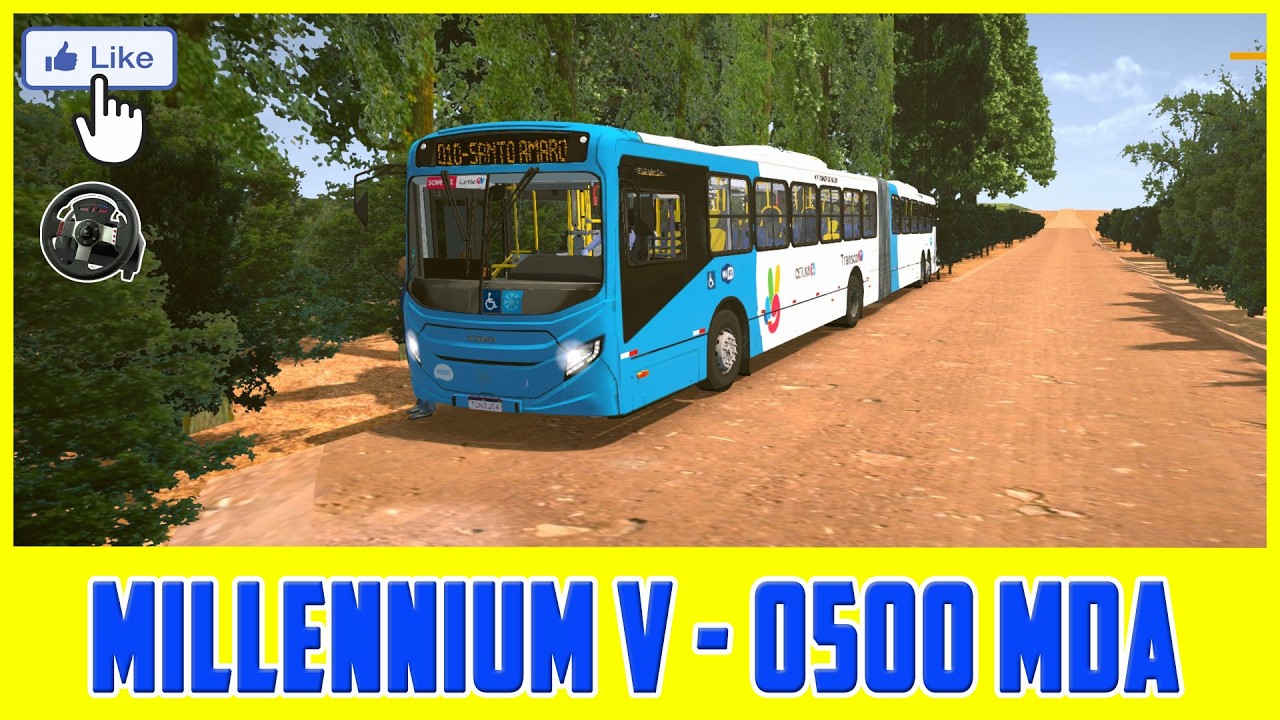 [PBS] Articulado no off road - Testando o mapa santo amaro - Millennium v O500 MDA