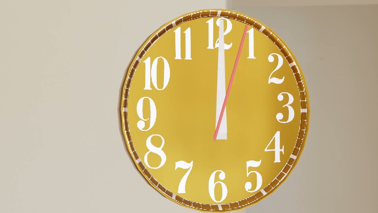 clock animation using geometry nodes in blender   1st part