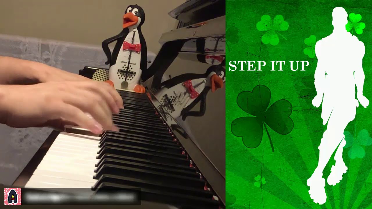 FORTNITE - STEP IT UP Dance Music (Piano Cover by Amosdoll)