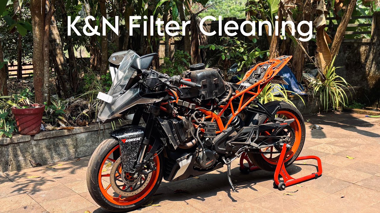 Stage 2 KTM RC 390 Maintenance 🔧 | Cleaning My K&N Air Filter