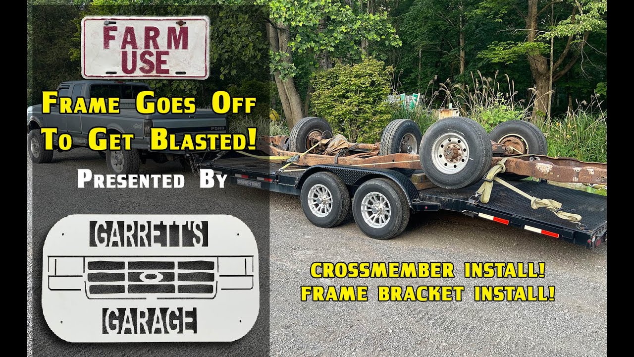 Project Farm Use Update 5, Frame Goes Off For Sandblast and Paint, and We Start Reassembly!