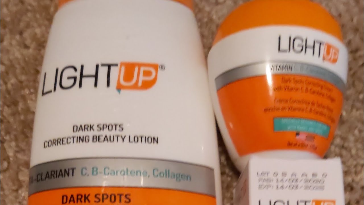 Light up whitening lotion/lightening lotion