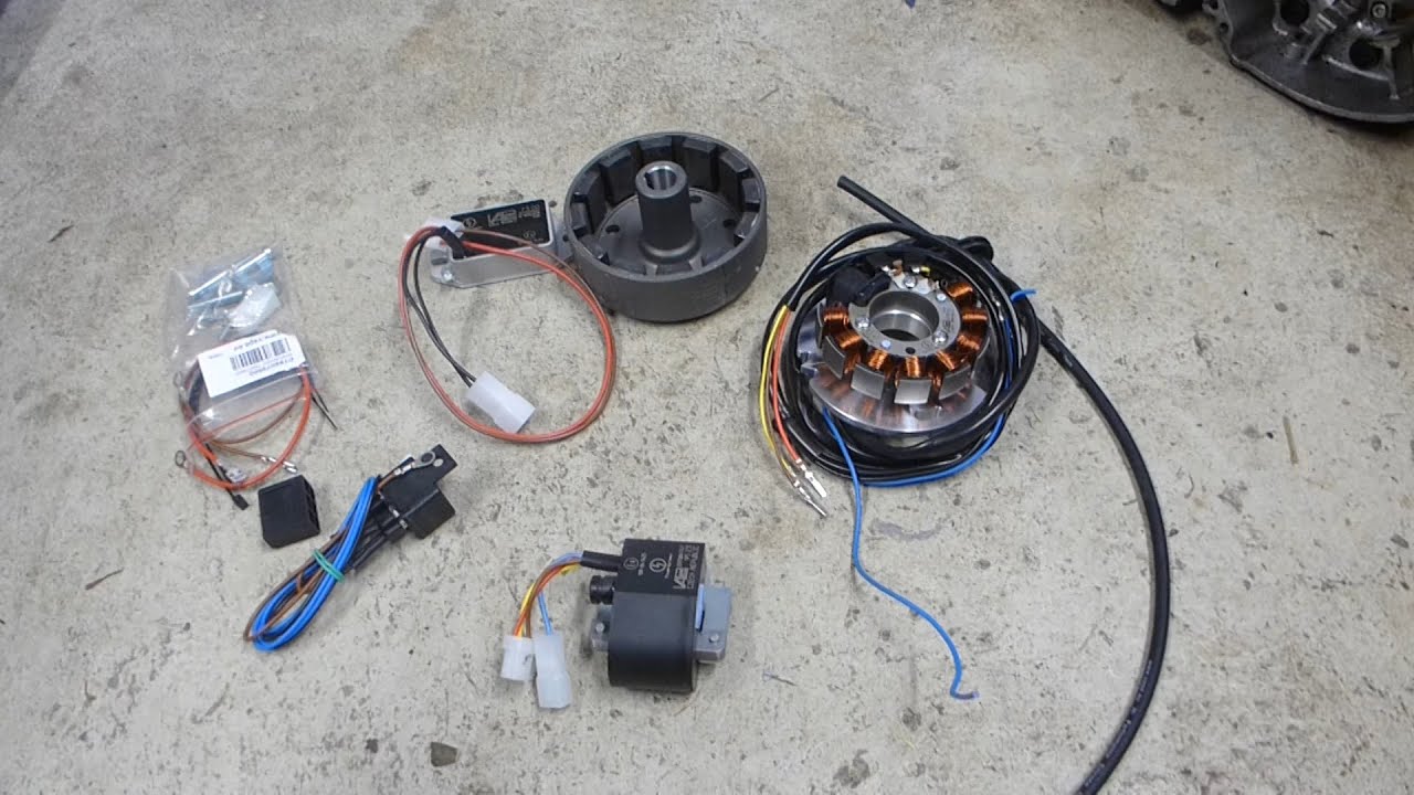 Einbau Vape in MZ ES250/2 Motor -  Einbauvariante ohne Batterie