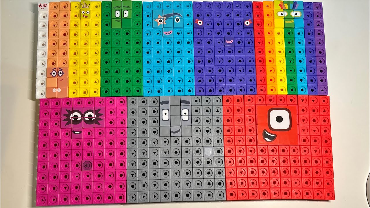 Making numberblock 100 90 80 70 60 50 40 30 20 10