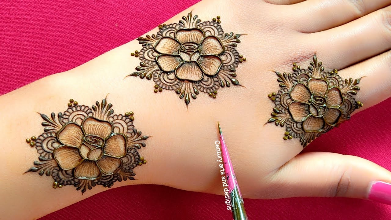 Very beautiful stylish back hand mehndi design | easy mehndi design | mehndi ka design | mehndi .