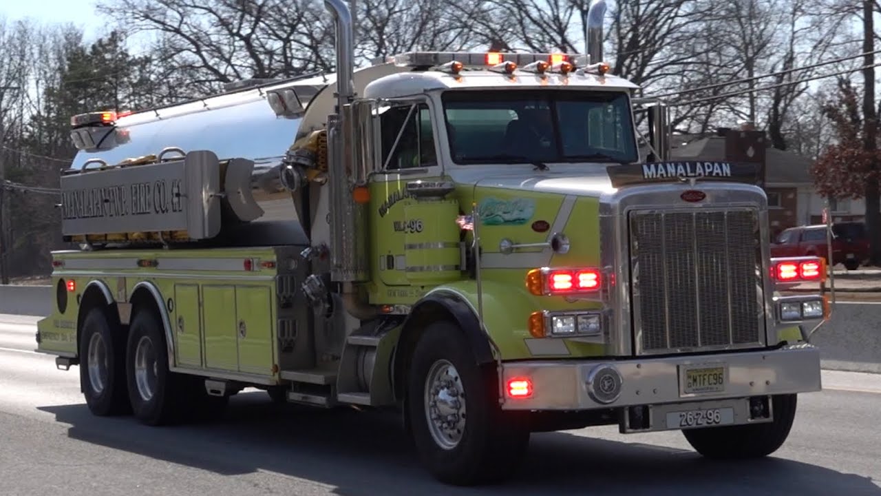 Manalapan Township Fire Company Tanker 26-2-96 Responding 2/24/25