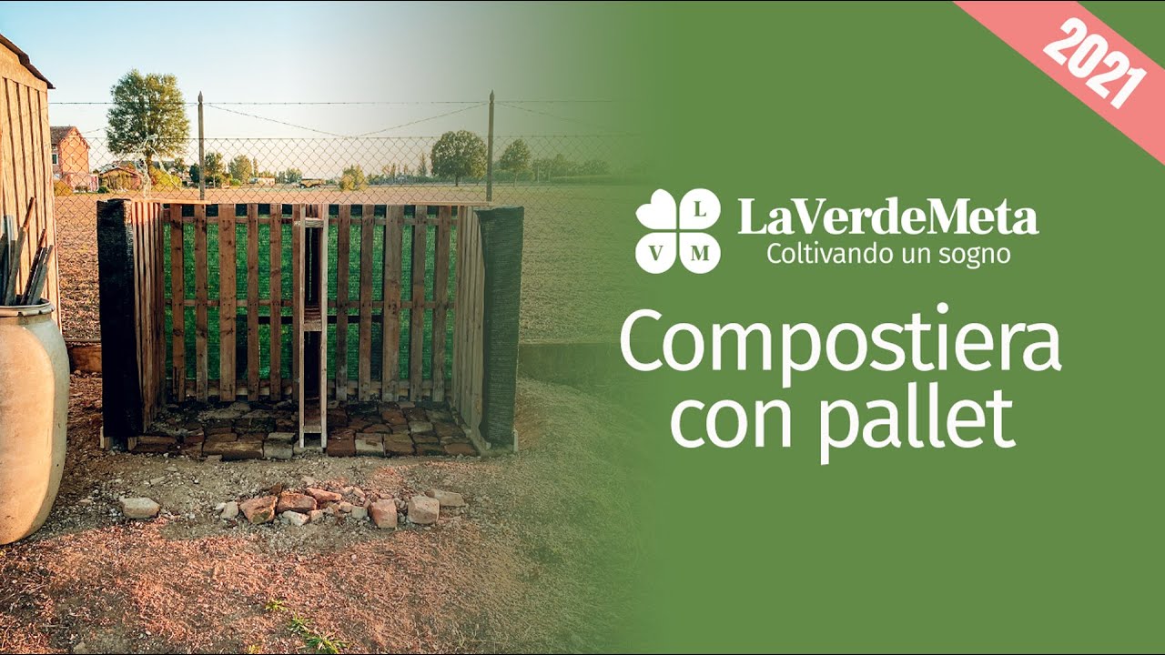 La nostra nuova compostiera con pallet - Fai da te