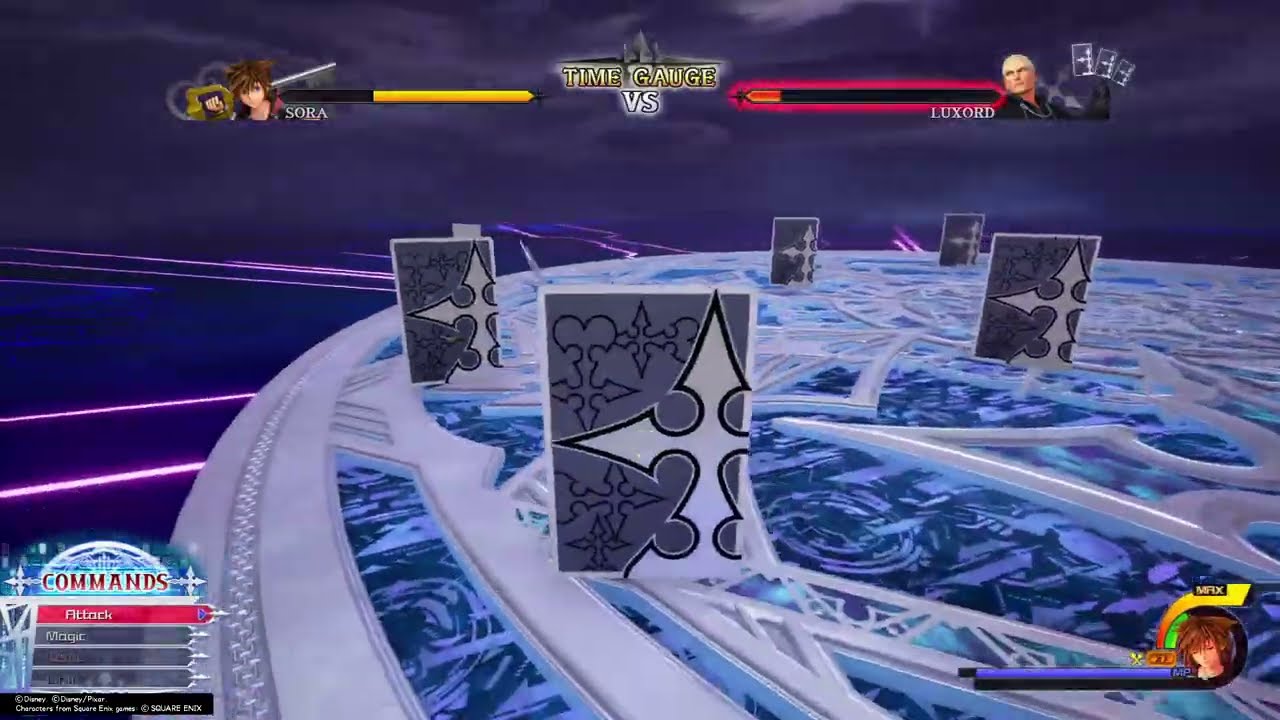 Kingdom Hearts III Limit Cut Data Luxord APC Beginner