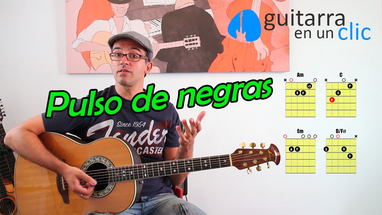 Pulso de negras en el compás de 4 por 4 - Ritmos de Guitarra