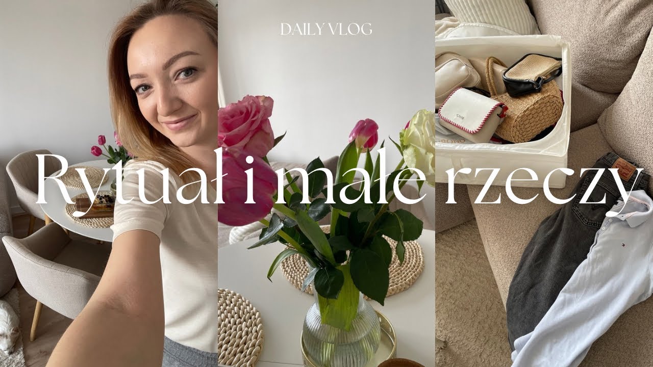 MÓJ NOWY RYTUAŁ, DOSTRZEGAM MAŁE RZECZY, WIOSENNIE W MIESZKANIU | daily vlog