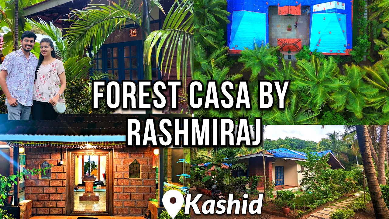 South Goa feel in Kashid🌴| Kashid Beach Home Stay 😍| Forest Casa By Rashmiraj #vlog#travel