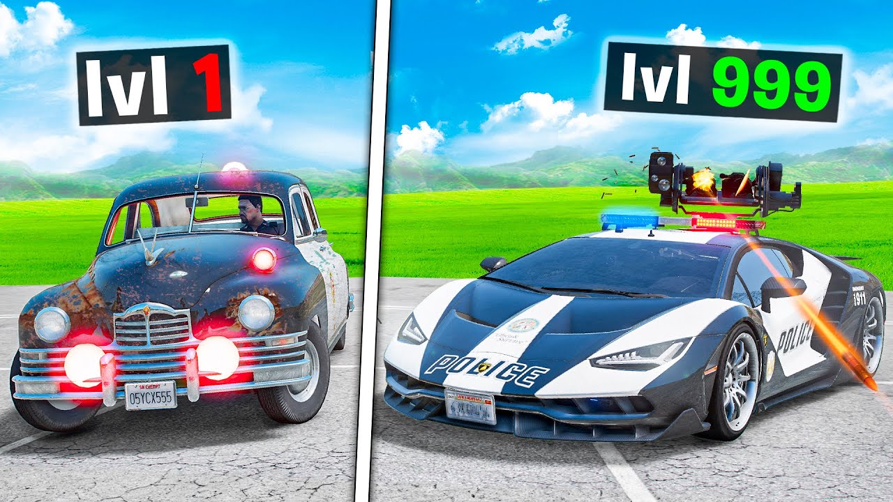 OGNI ARRESTO, L' AUTO della POLIZIA MIGLIORA su GTA 5! 👮🏻‍♀️🚨