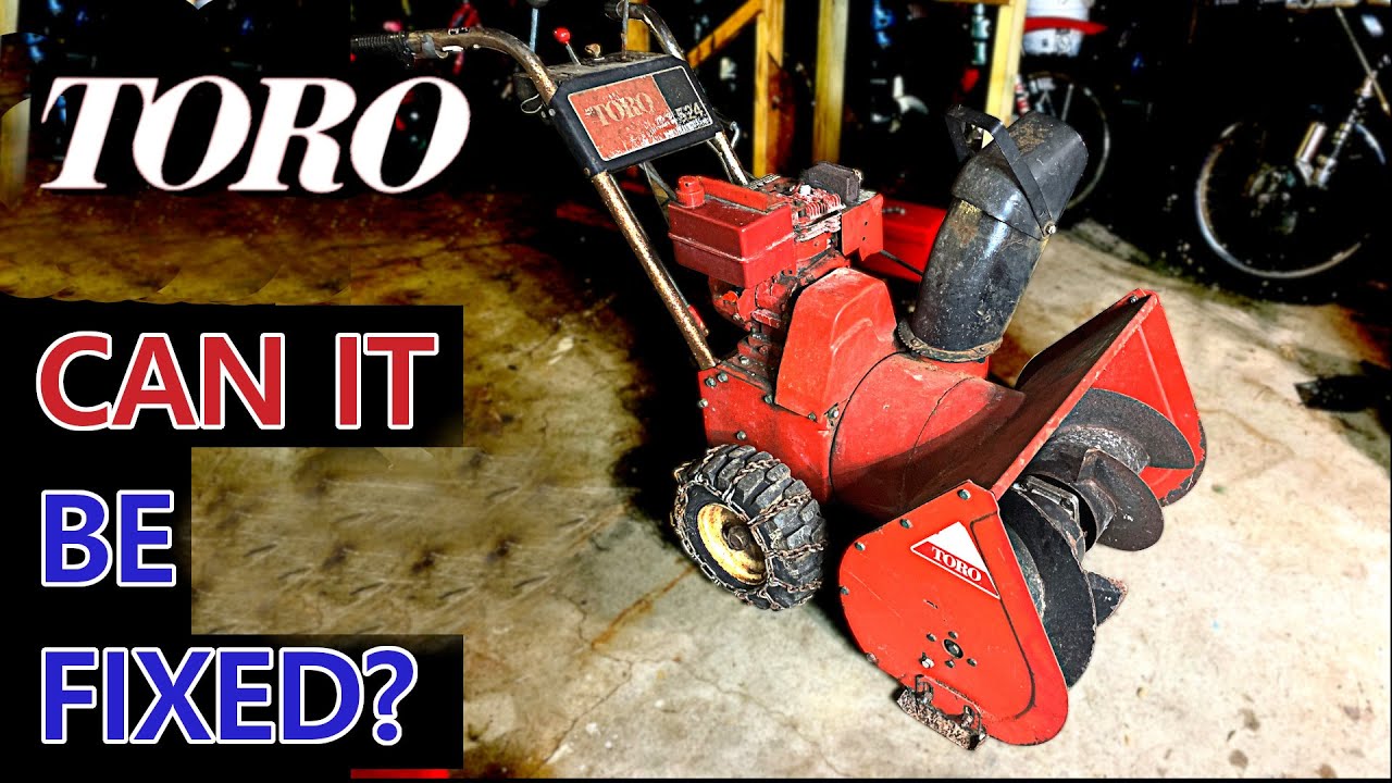 Repairing an Old 5Hp Toro Snowblower