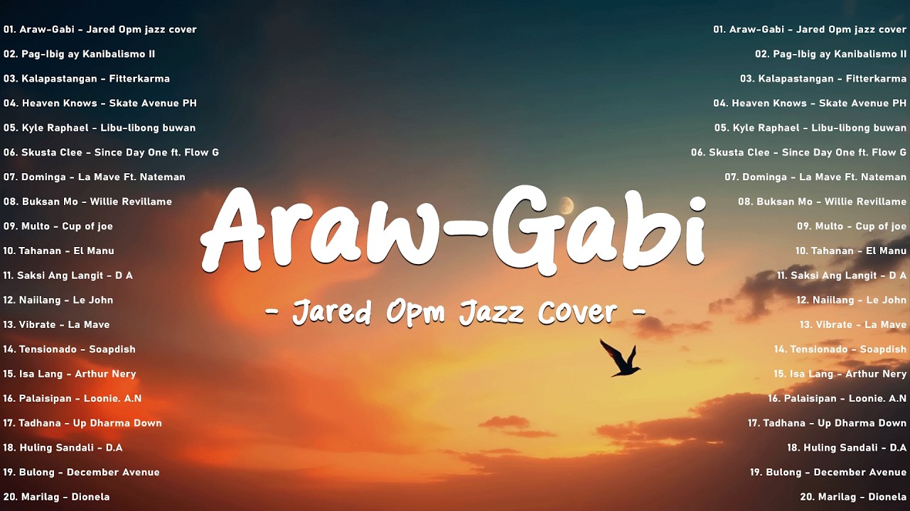 Araw-Gabi - Jared Opm jazz cover 🎶 OPM Viral Hits | Best Tagalog Love Songs Philippines