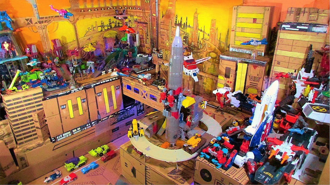 Transformers diorama upgraded story video part 1 with music! Channel re-launch soon!