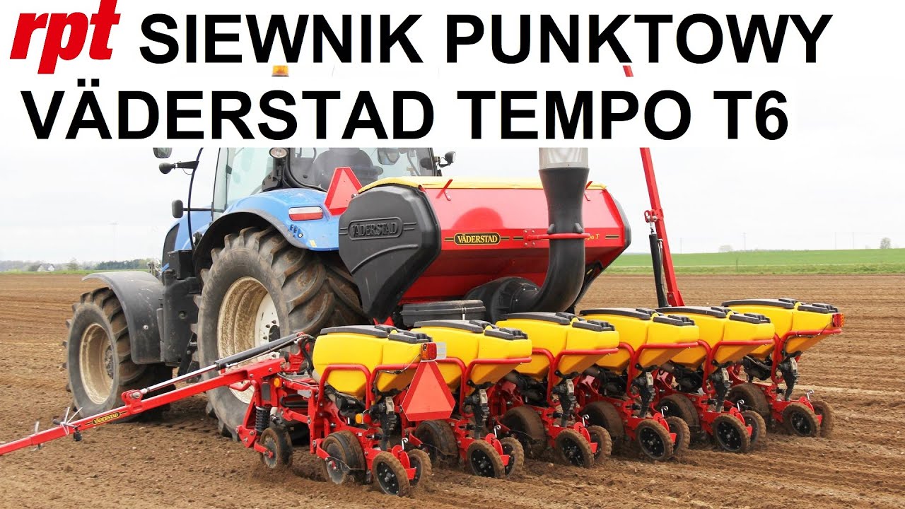 Siewnik V&auml;derstad Tempo T6 w siewie kukurydzy