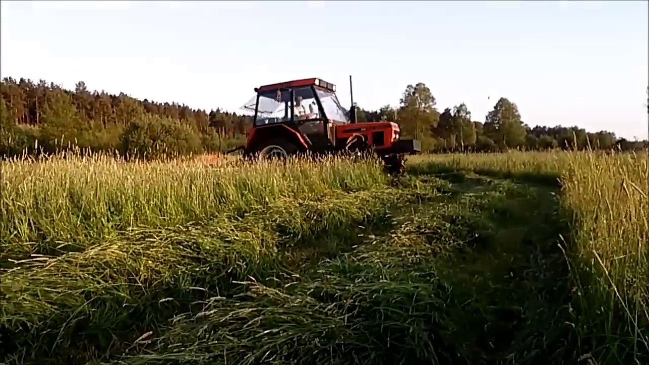Sianokosy 2017㋡Zetor 7745 koszenie trawy
