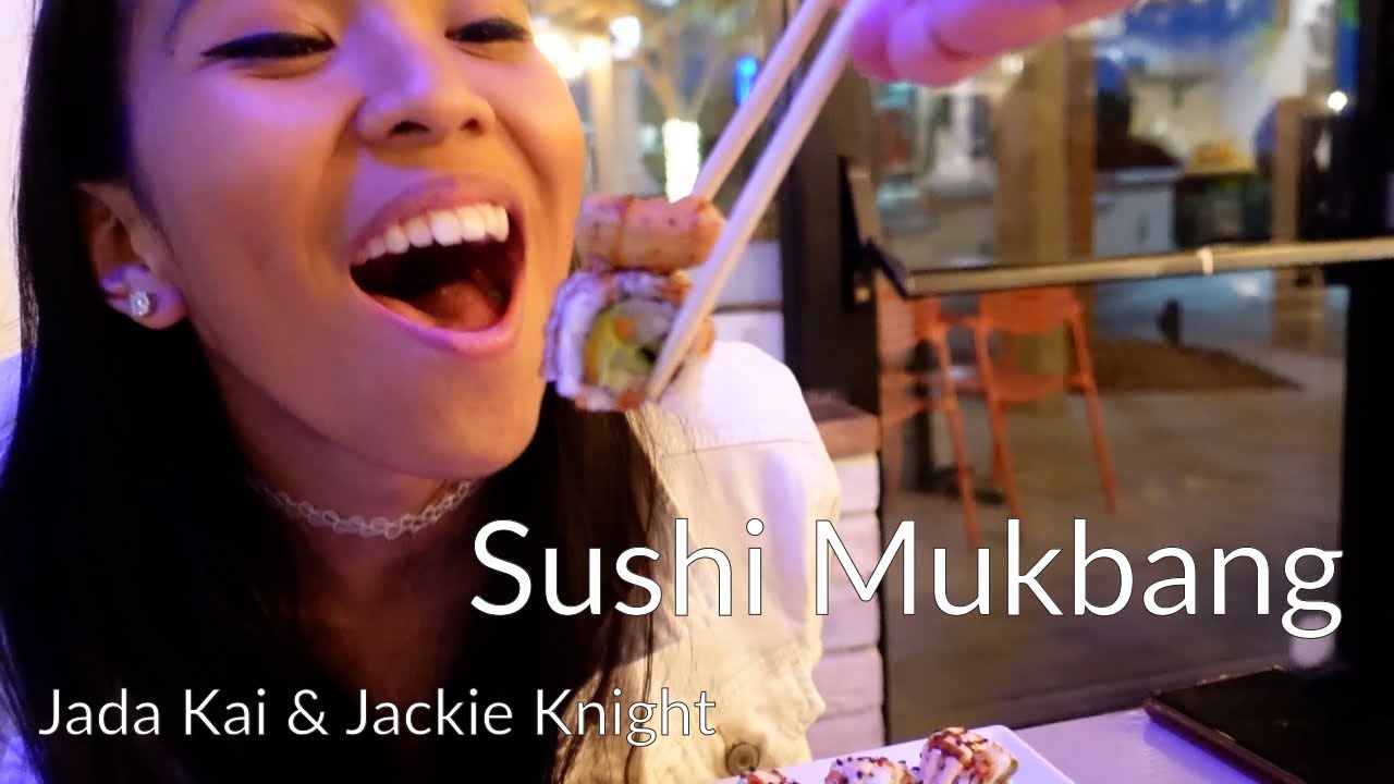 Vegas Sushi Mukbang - Jada Kai & Jackie Knight