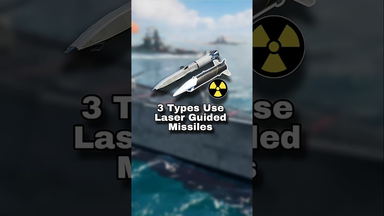 3 Type Use Laser Guided Missile on Modern Warships #shorts #modernwarship