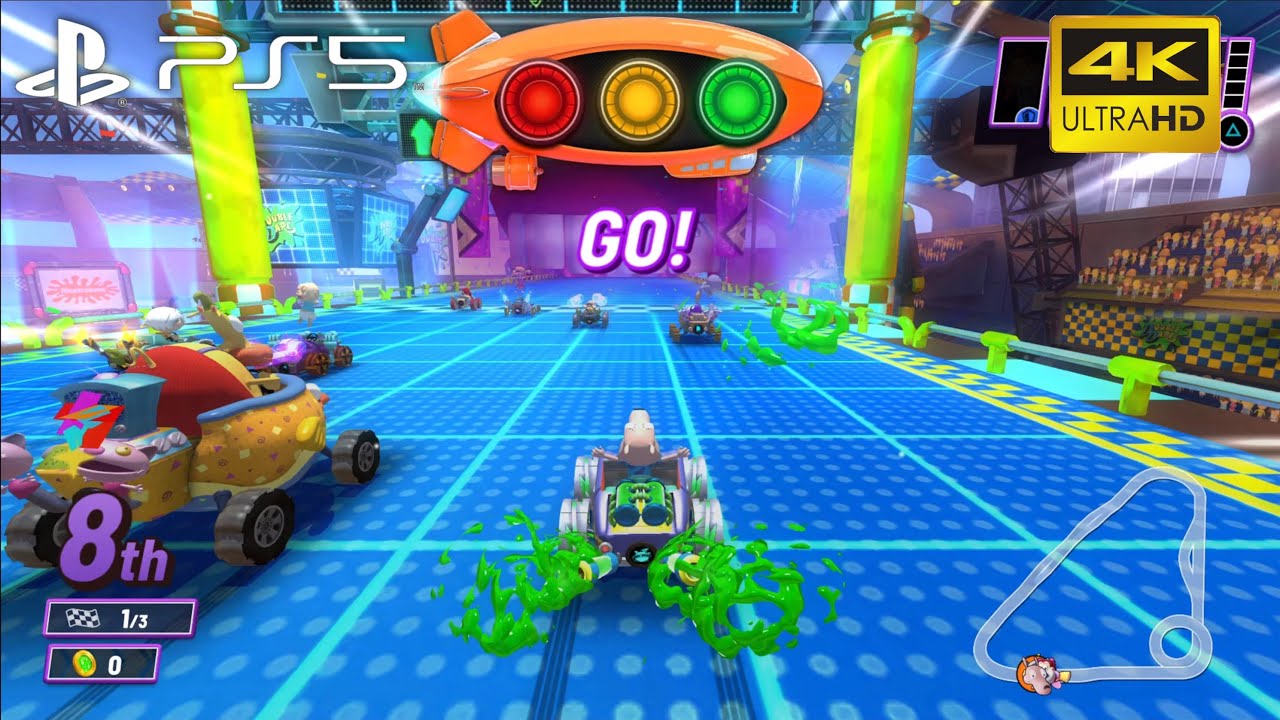 Nickelodeon Kart Racers 2: Grand Prix (PS5) 4K 60fps - Gameplay