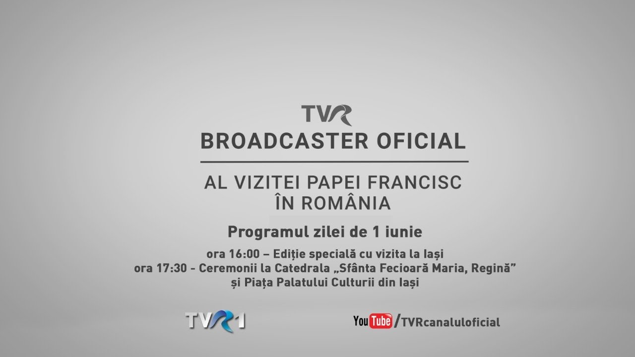 Papa Francisc în România - vizita la Iaşi | LIVE (@TVR1)