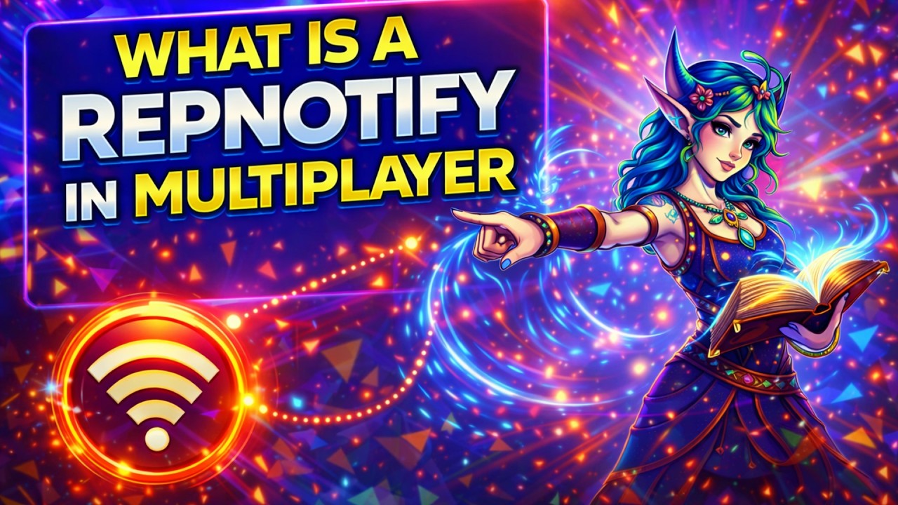 UE5 RepNotify Explained in 2 Minutes (Multiplayer Tutorial)