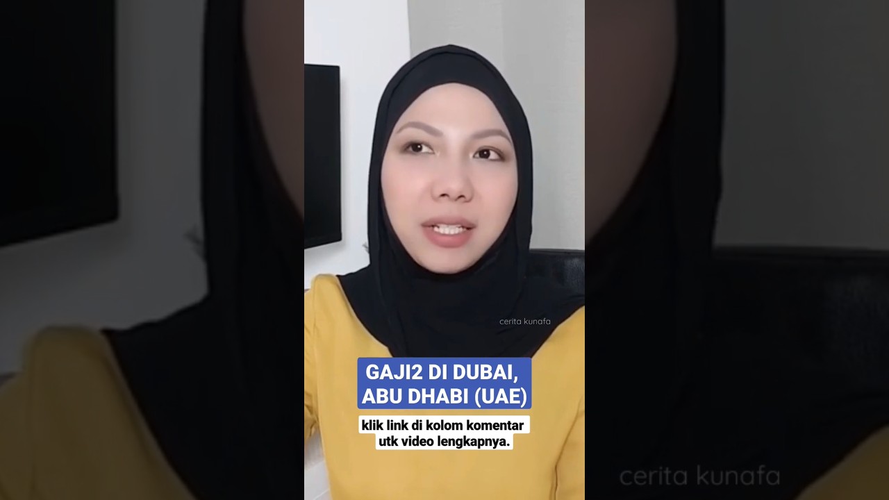 BERAPA GAJI2 DI DUBAI, ABU DHABI #lowongankerja #gaji #dubai #abudhabi #indonesia #shorts