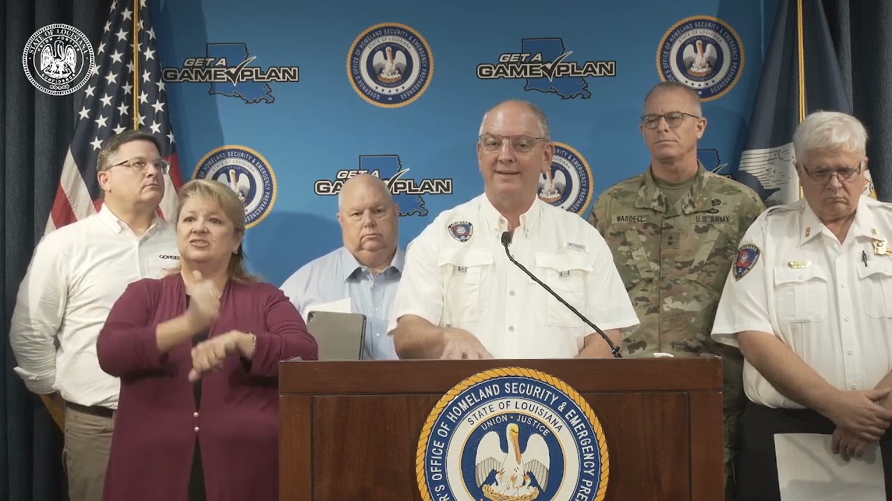 Louisiana Wildfire Emergency Press Conference - August 30, 2023