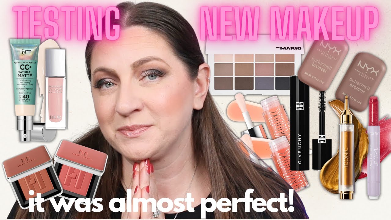 Testing ALL the New Makeup: Makeup by Mario, Haus Labs Blush, IT CC+, NYX, Milk, Dior + wear test