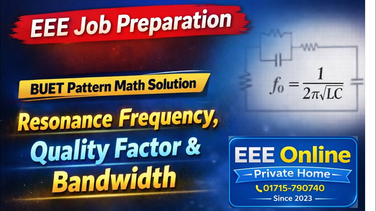 EEE Job Preparation: BUET Pattern Math Solution (BAPEX & BREB) || AC Circuits #electricalengineering