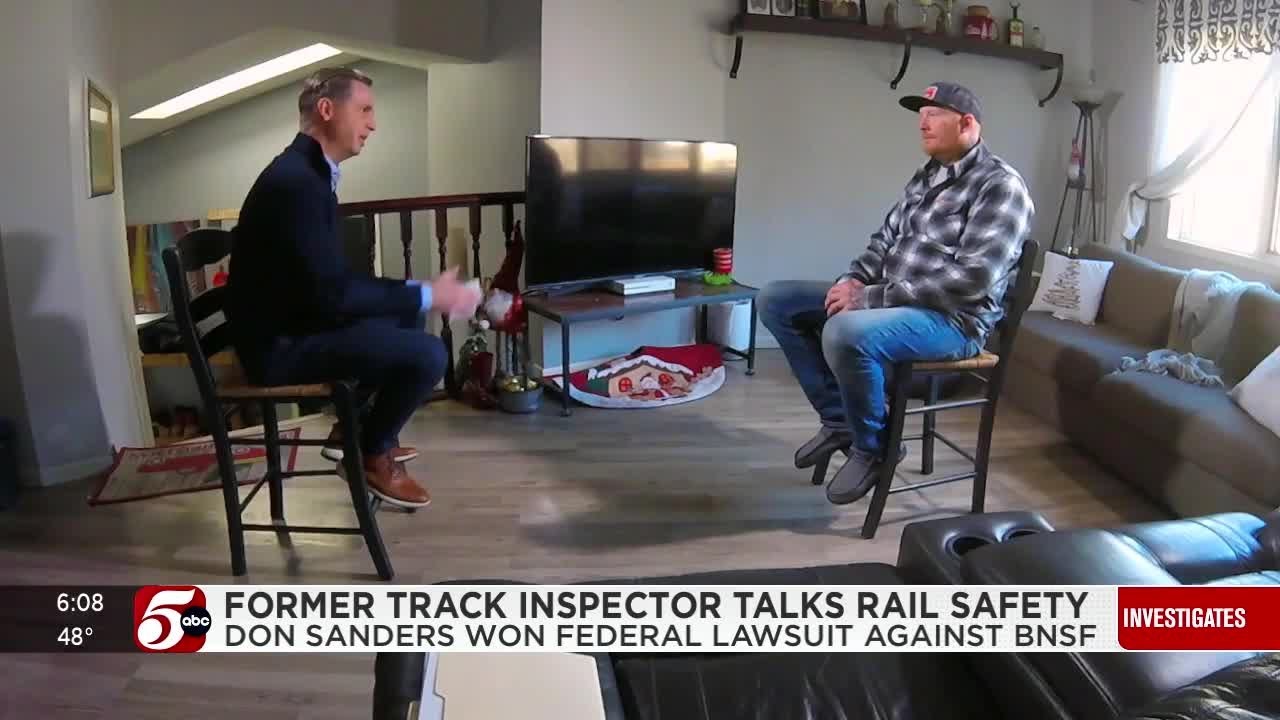 Former BNSF track inspector who secretly recorded boss shares why he took on the railroad
