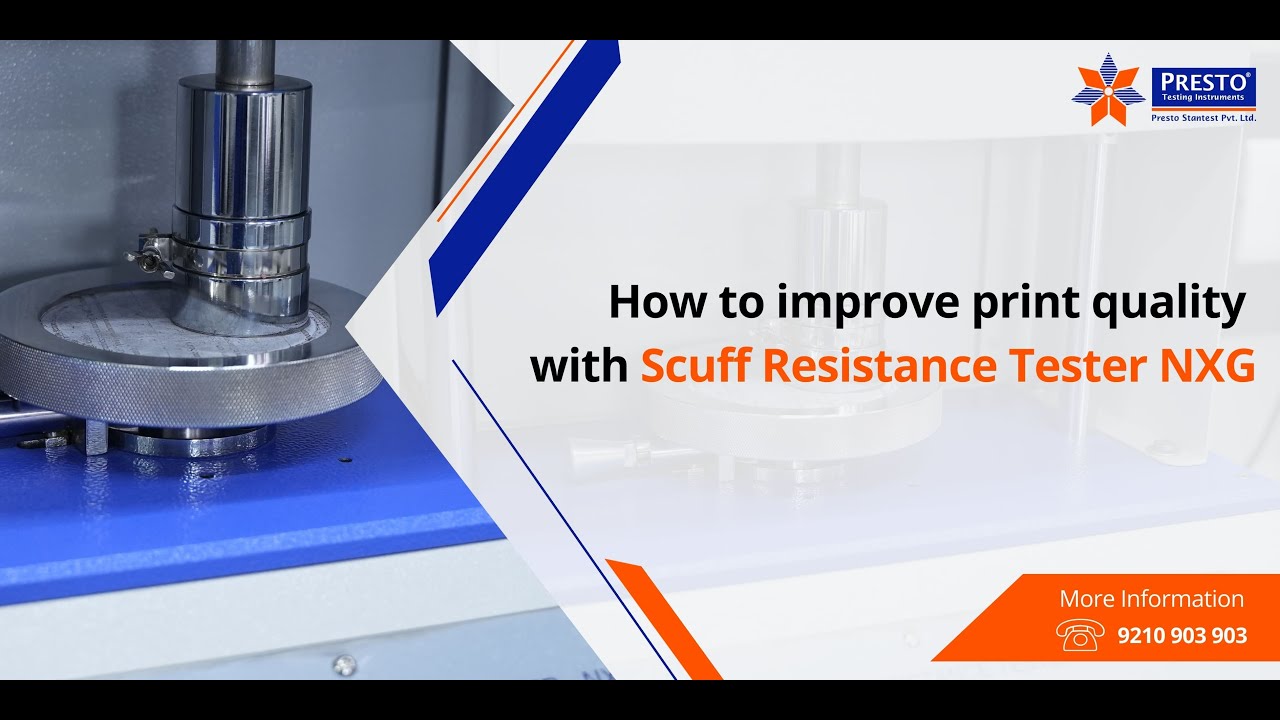 Improve Print Quality with Scuff Resistance Tester NXG | Print Rub Test Demo