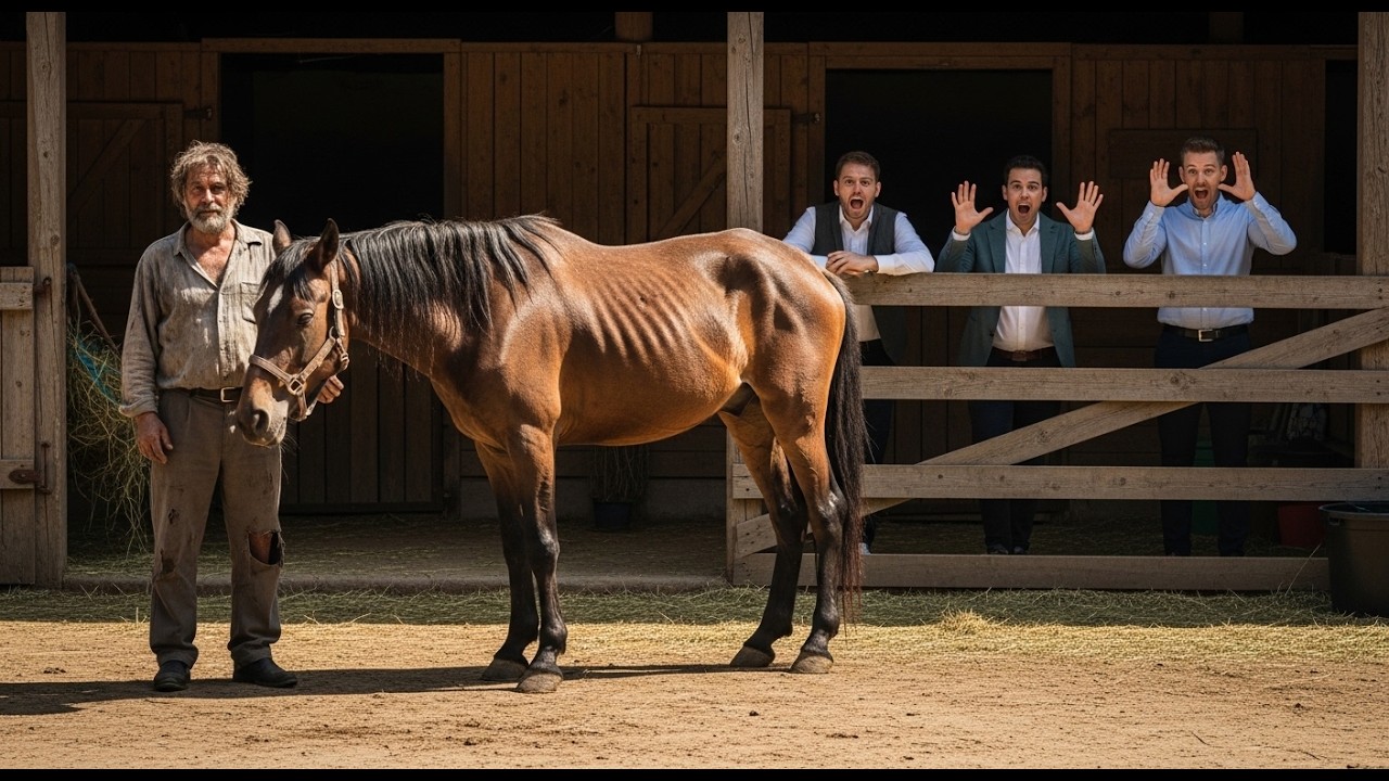Un MILLONARIO le regaló un CABALLO INÚTIL a un SINTECHO como broma, pero se arrepintió amargamente