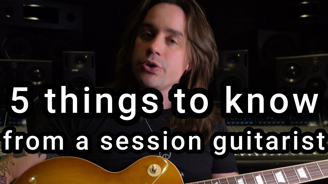 5 things you NEED to know from a session guitarist