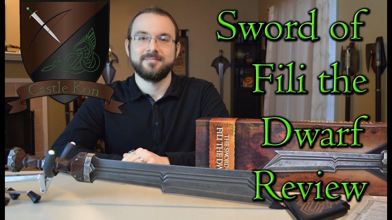 Fili the Dwarf United Cutlery Hobbit Sword Review - Castle Kon