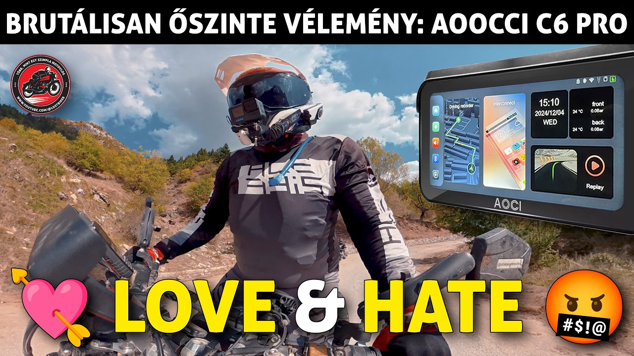 Végül fent marad az AOOCCI C6 Pro a motoron, vagy a kukában landol? 💘&🤬