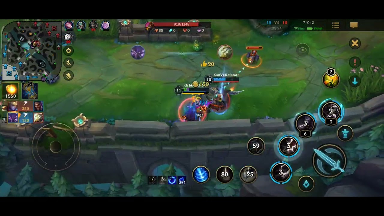 Wild Rift : Yeni Hero Kassadin Çok Güzel Olmuş Lan Hasarı da İyi LoL Mobile