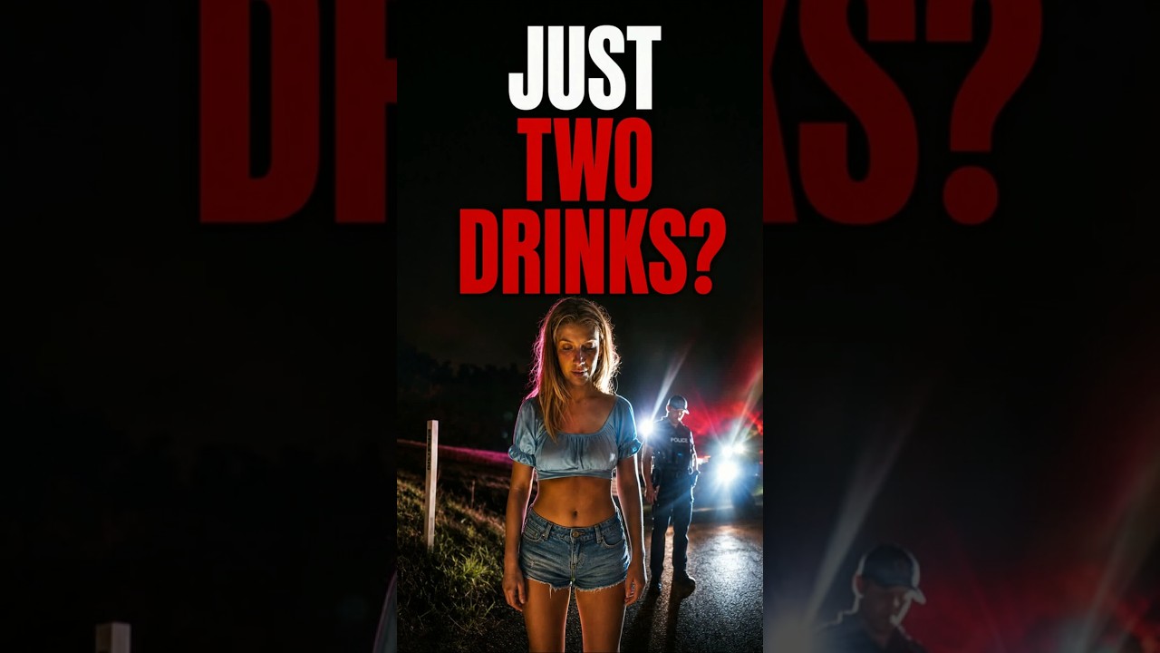 Field Sobriety Test on a Midnight DUI Stop