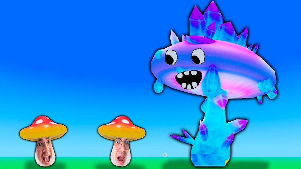 VIRAMOS MINI COGUMELOS NO JARDIM DOS COGUMELOS MUTANTES GIGANTES!
