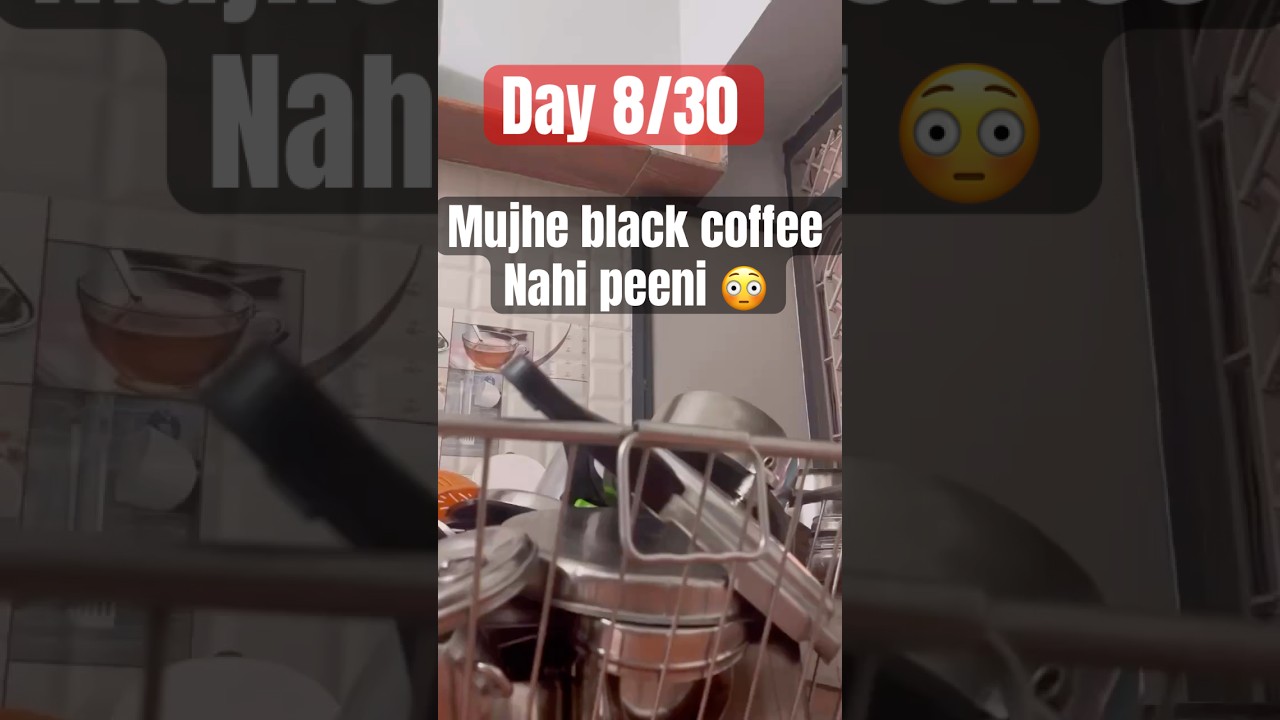Day 8/30 challenge black coffee nahi chahiye 😳 