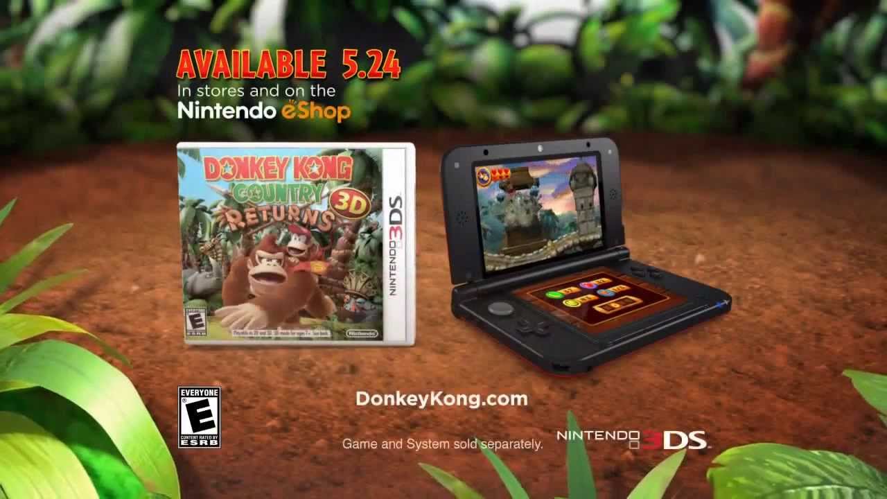 Nintendo 3DS - Donkey Kong Country Returns 3D TV Commercial
