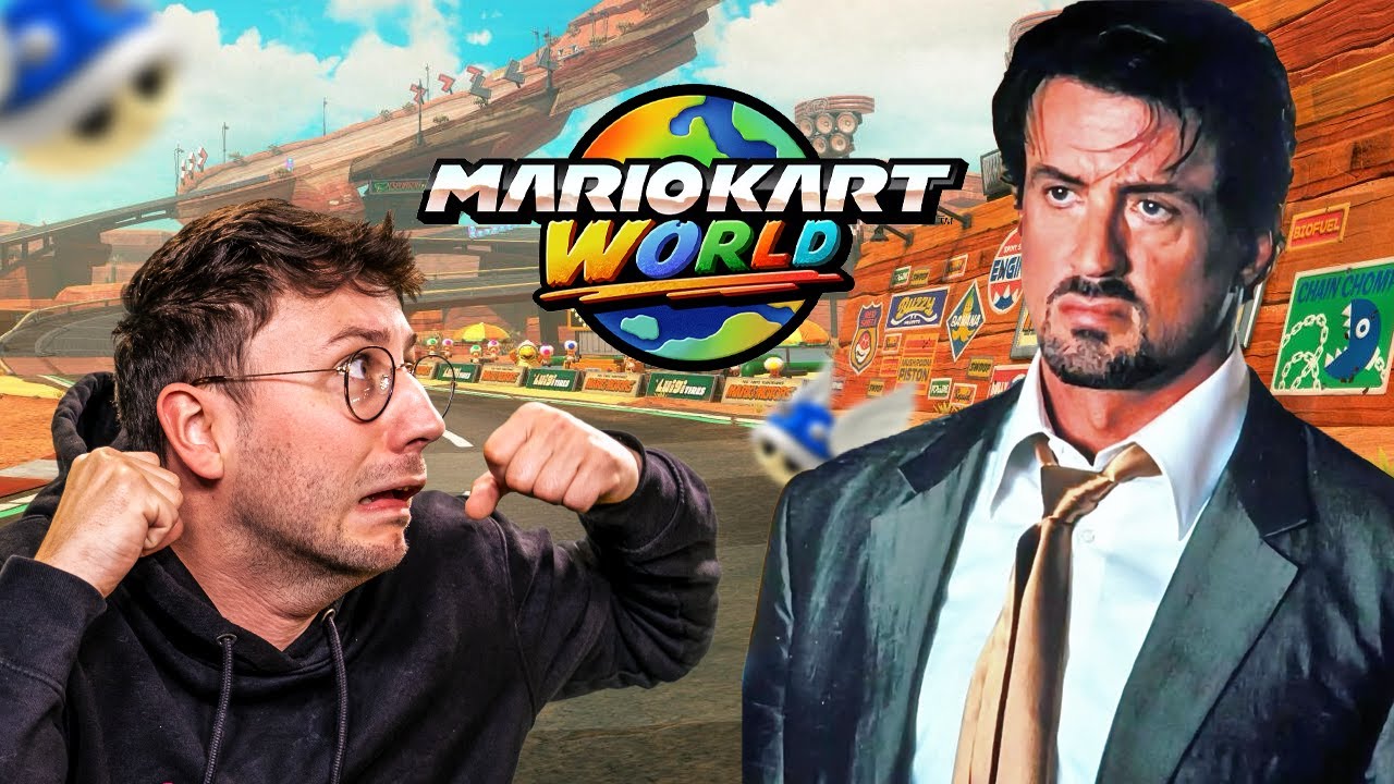 Je me fais coacher par Stallone... - Mario Kart World