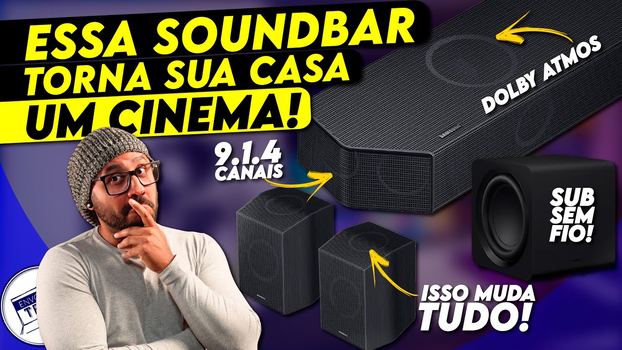 Samsung Q930F essa SOUNDBAR melhora o som até de TV TOPO DE LINHA! Dolby Atmos DTS X e MUITO MAIS