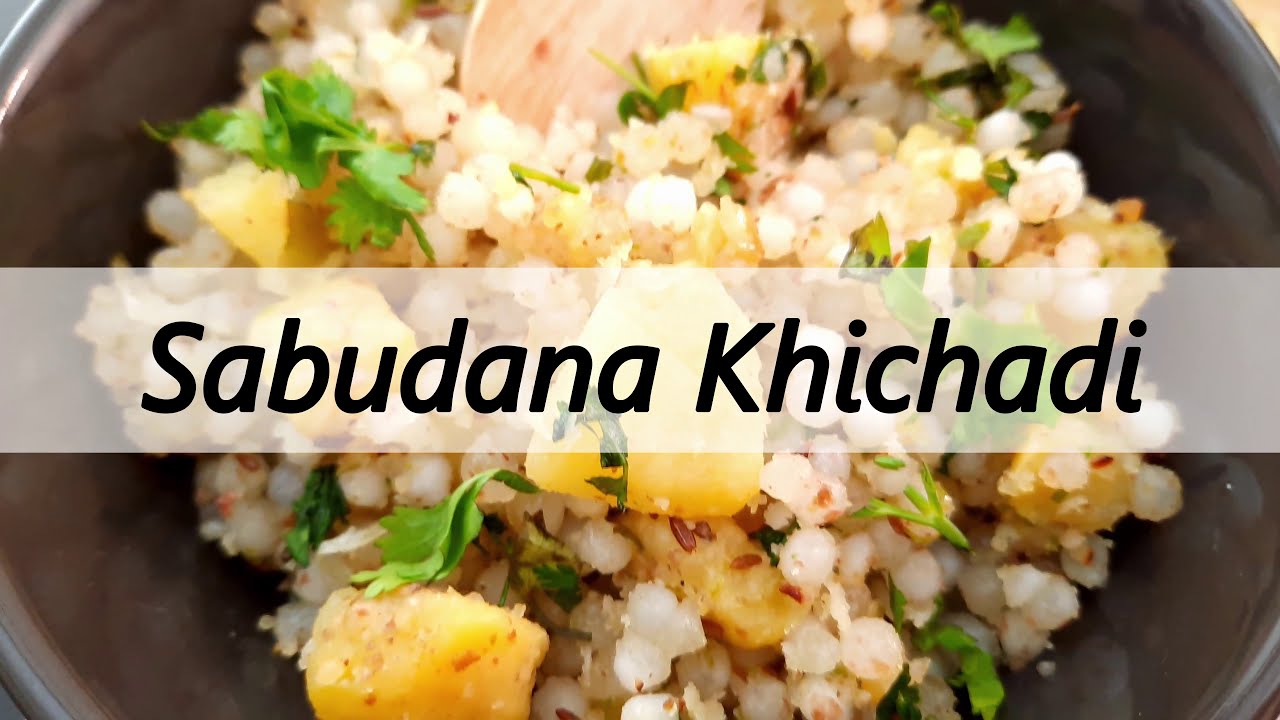 Easy Sabudana (Sago) Khichdi and Peanut Curry Recipe in 7 Minutes