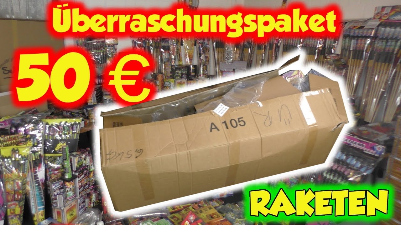 50€ RAKETEN Ü-Paket | RAKETEN - ÜBERRASCHUNGSPAKET von ToschPyro | #ProfessorPyro