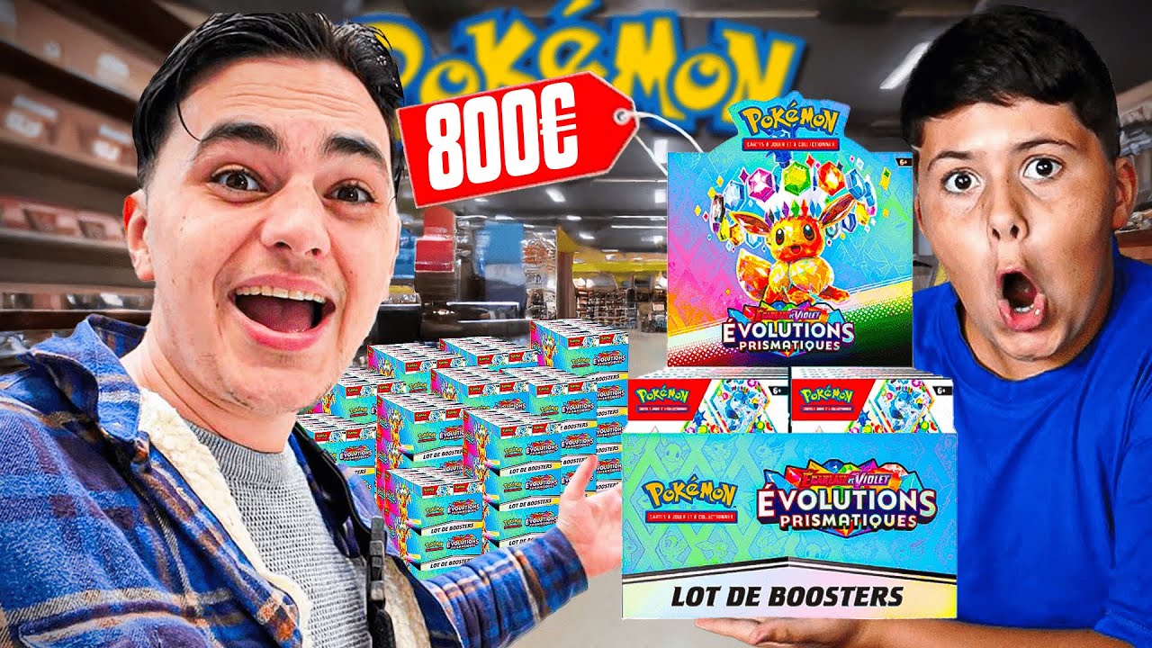 Mon FRÈRE VIDE les Magasin Pokémon pour les BUNDLE !
