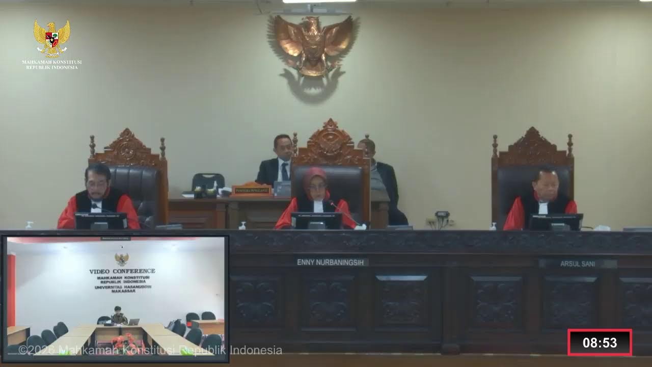Sidang Perkara Nomor 82/PUU-XXIV/2026. Jum'at, 6 Maret 2026.