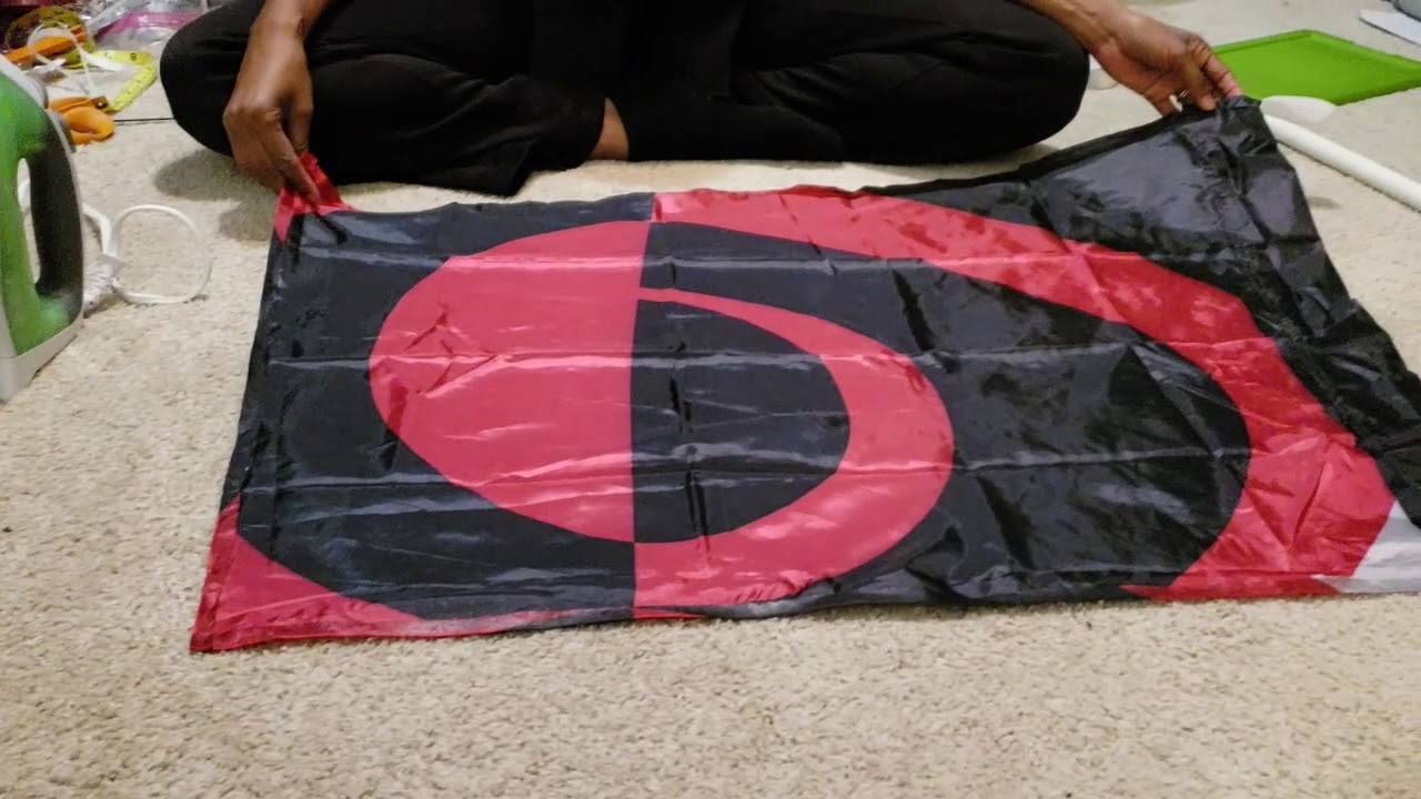 How to make a kid sized color guard flag