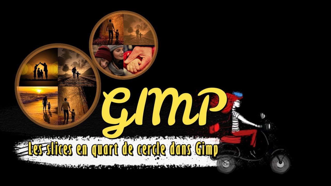 Les slices en quart de cercle sur Gimp !